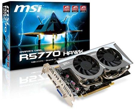 MSI R5770 Hawk – привлекательный ускоритель для любителей разгона 